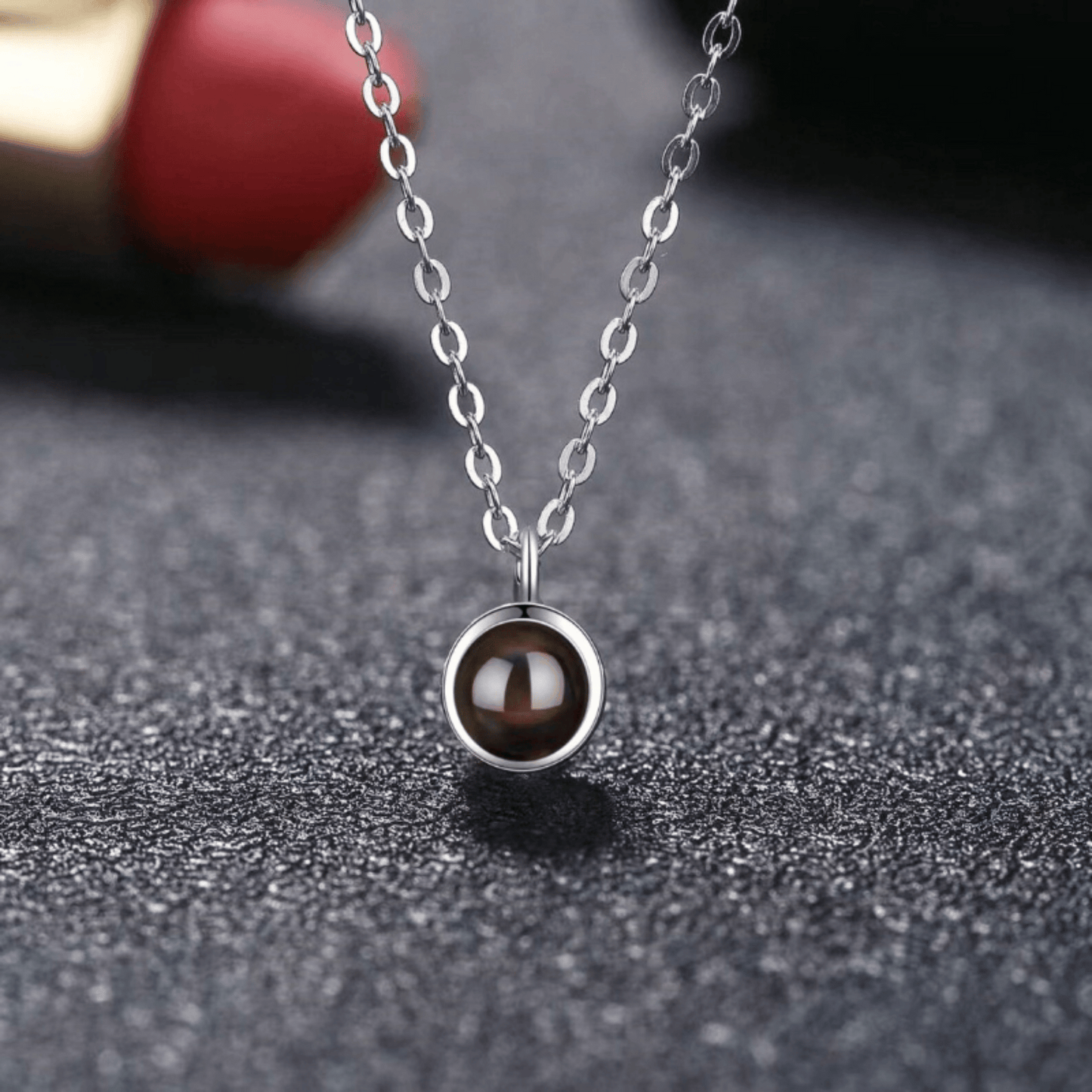 Collier personnalisé avec projection photo