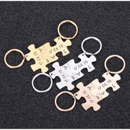 Porte clé personnalisé Puzzle